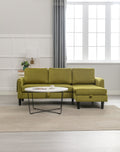 United We Win Sectional Sofa Reversible Sectional Sleeper Sectional Sofa With Storage Chaise Olive Polyester