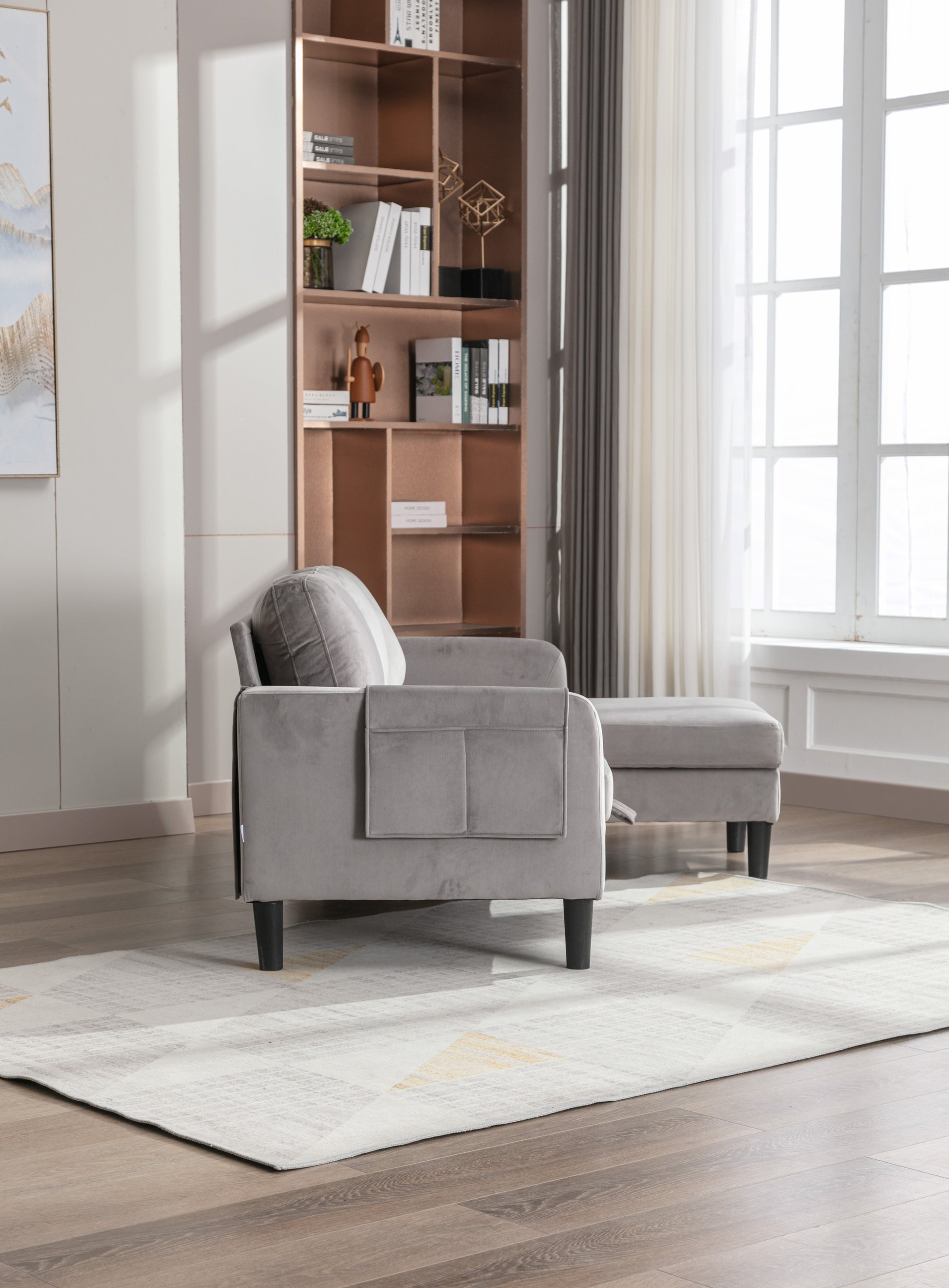 United We Win Sectional Sofa Reversible Sectional Sleeper Sectional Sofa With Storage Chaise Gray Polyester