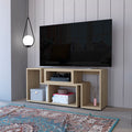 Anacapa Rectangle Reversible Tv Stand Light Pine Beige 60 69 Inches Particle Board