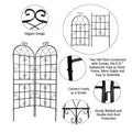 2 Pack Metal Garden Trellis 71