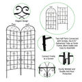 2 Pack Metal Garden Trellis 86.7