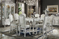 Dresden Counter Height Table In Bone White Finish Dn01705 White Mdf
