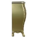 Cabriole Chest Gold Finish Bd01467 Gold Mdf