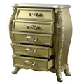 Cabriole Chest Gold Finish Bd01467 Gold Mdf