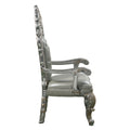 Sandoval Arm Chair Set 2 Beige Pu & Champagne Finish Dn01496 Champagne Pu
