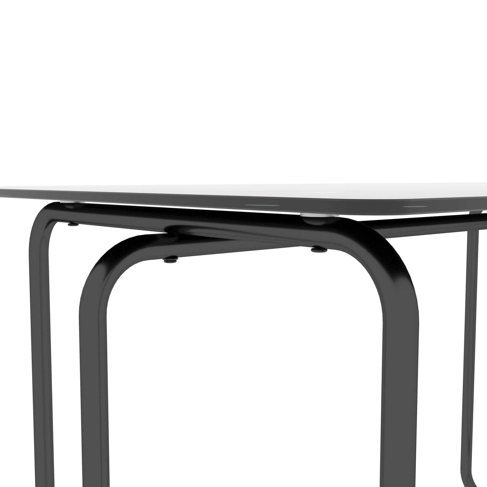 5 Piece Rectangle Dining Table Set With Metal Frame, Tempered Glass Dining Table For Kitchen Room, Black Black Glass