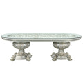 Sandoval Dining Table Champagne Finish Dn01494 Champagne Mdf