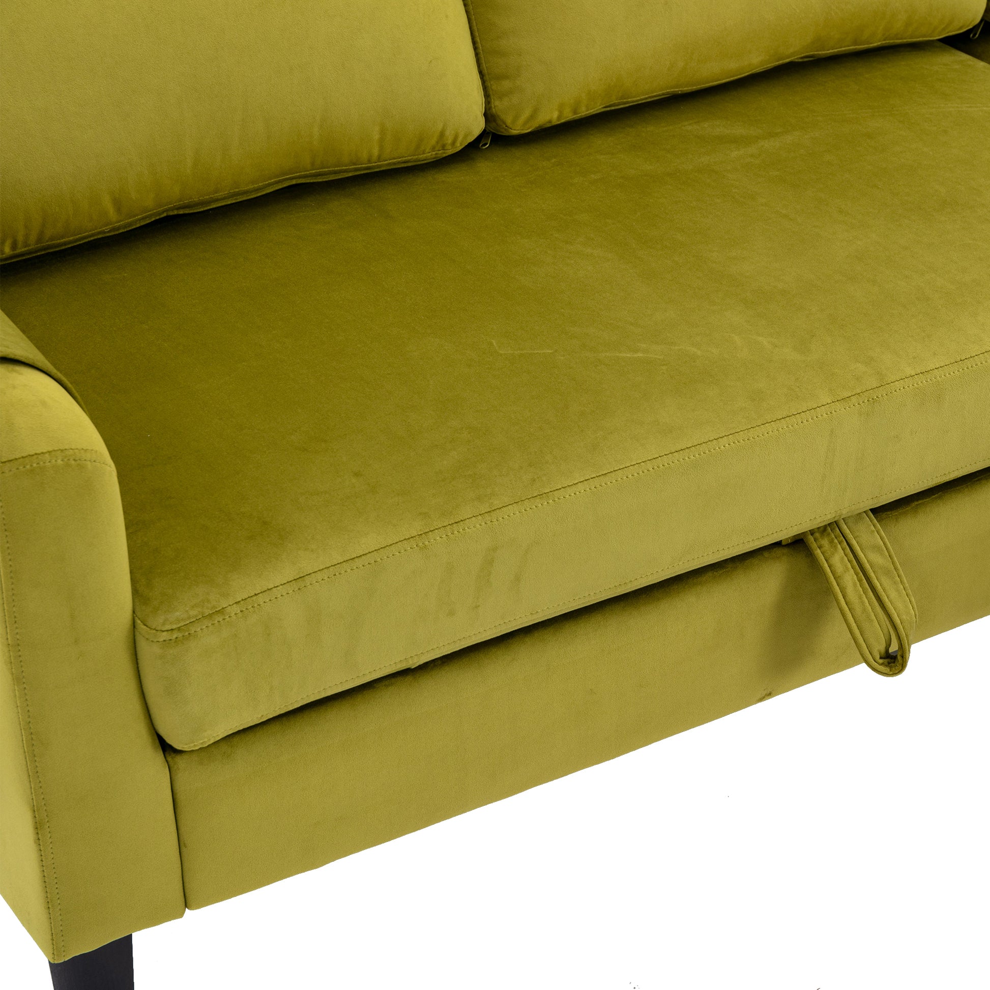 United We Win Sectional Sofa Reversible Sectional Sleeper Sectional Sofa With Storage Chaise Olive Polyester