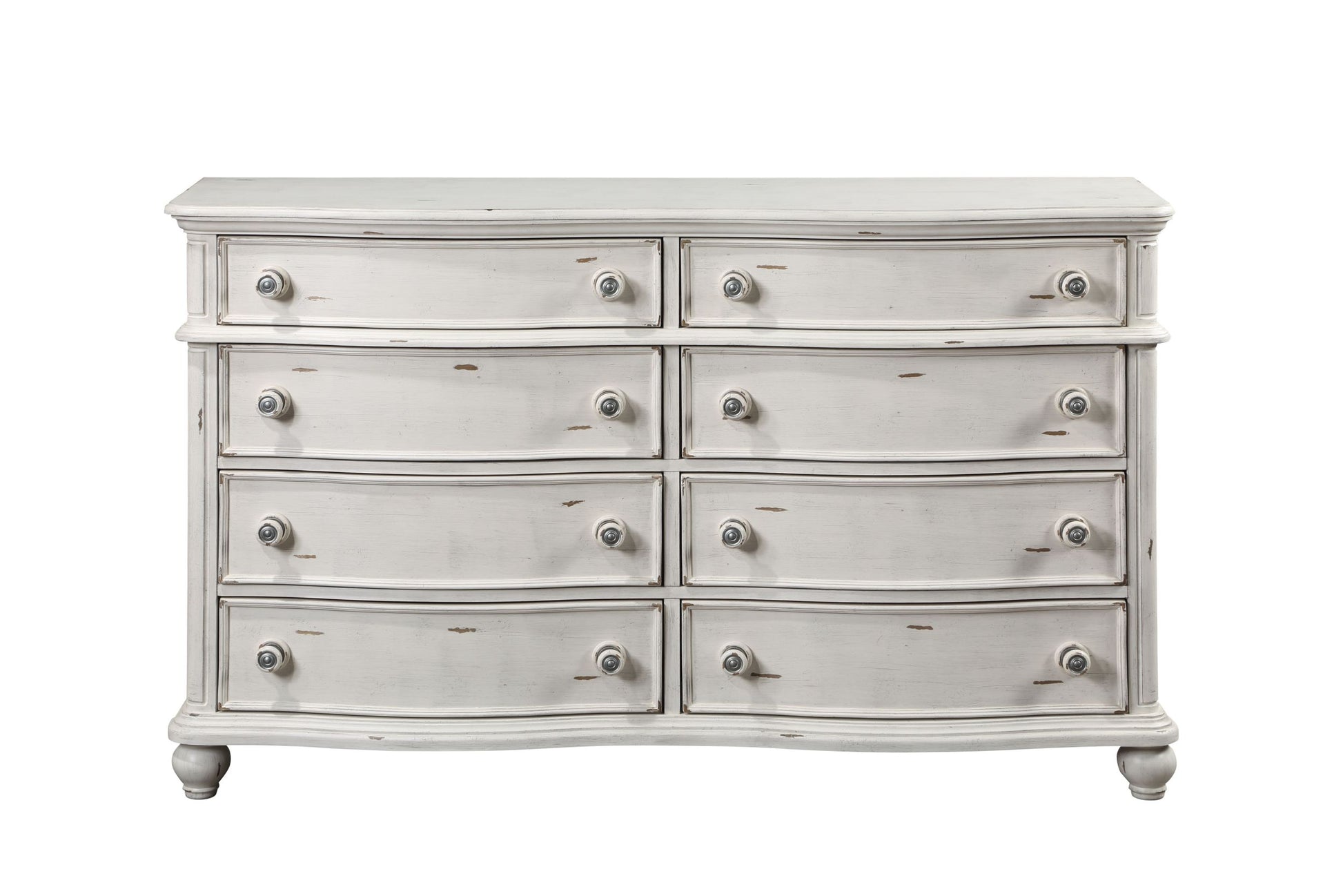 Jaqueline Dresser Antique White Finish Bd01436 Antique White Mdf