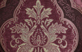 Bernadette Side Chair Set 2 Pattern Fabric & Gold Finish Dn01471 Gold Mdf