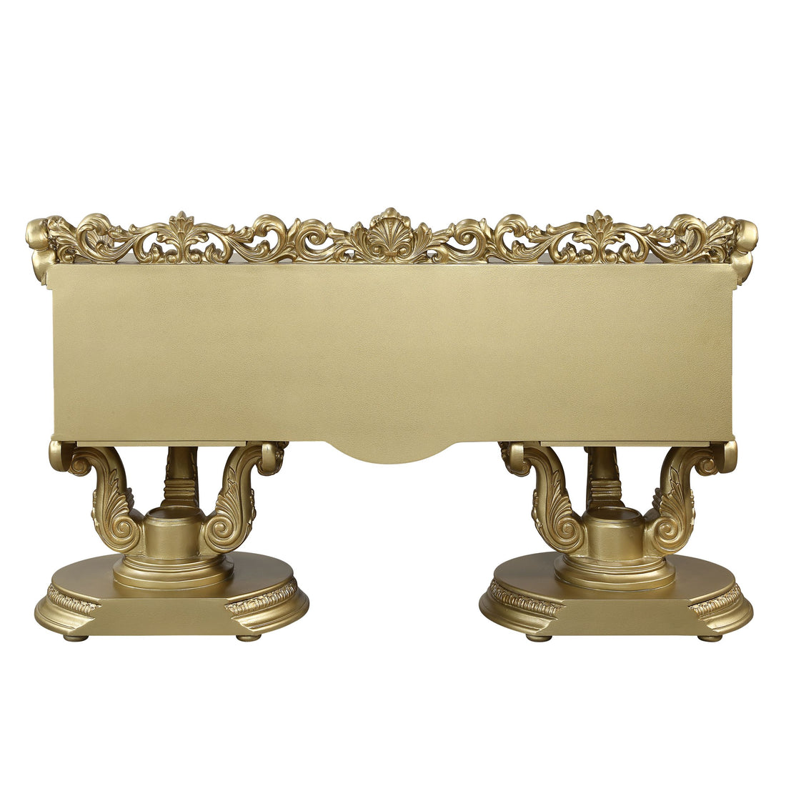 Bernadette Vanity Gold Finish Bd01477 Gold Mdf