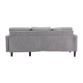 United We Win Sectional Sofa Reversible Sectional Sleeper Sectional Sofa With Storage Chaise Light Gray Linen