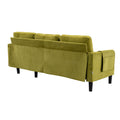 United We Win Sectional Sofa Reversible Sectional Sleeper Sectional Sofa With Storage Chaise Olive Polyester