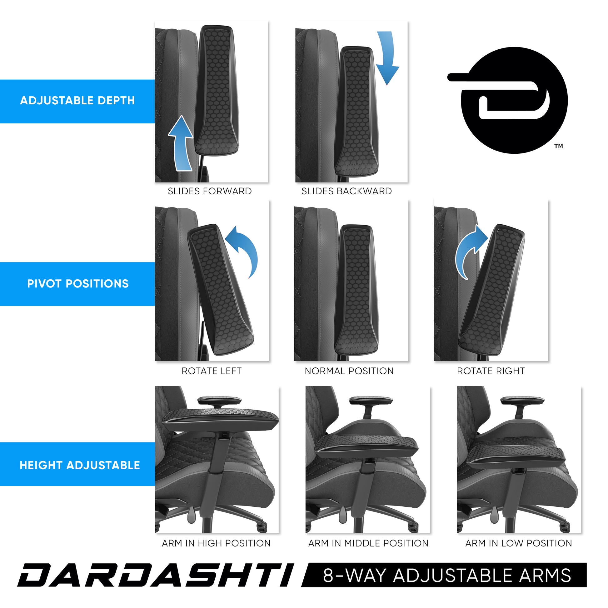 Next Gen Ergonomic Gaming Chair, 8 Way Adjustable Arm Rest, Multi Tilt, Steel Frame In Yellow Yellow Foam