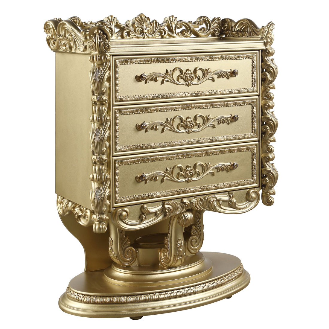 Bernadette Chest Gold Finish Bd01479 Gold Mdf