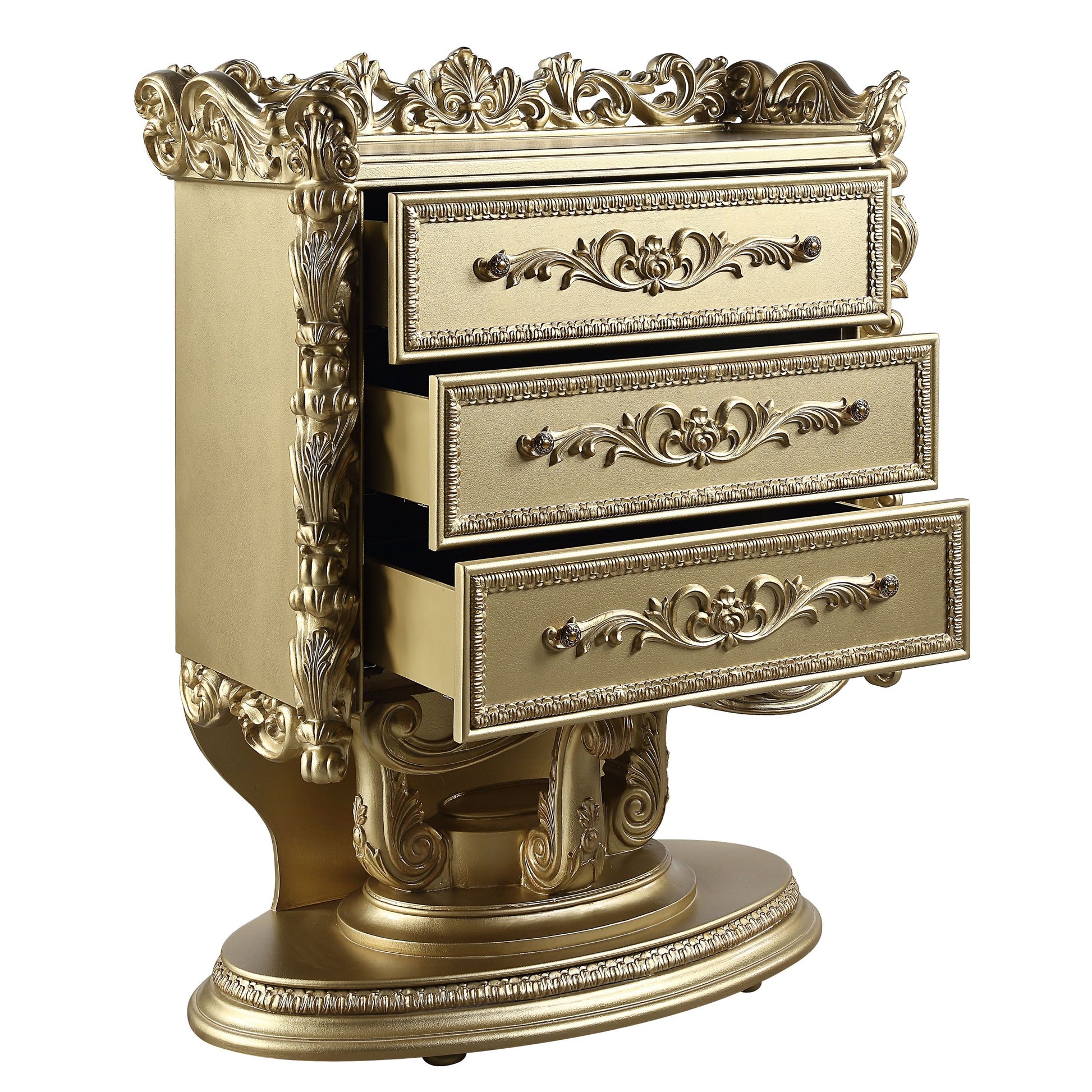 Bernadette Chest Gold Finish Bd01479 Gold Mdf