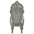 Sandoval Arm Chair Set 2 Beige Pu & Champagne Finish Dn01496 Champagne Pu