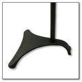 Satellite Speaker Stand, Made From Cast Iron, Height Adjustable, Cable Management Black Metal
