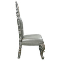 Sandoval Side Chair Set 2 Beige Pu & Champagne Finish Dn01495 Champagne Pu