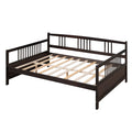 Full Size Daybed With Support Legs, Espresso Old Sku: Wf191900Aap Espresso Solid Wood