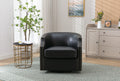 Coolmore Swivel Chair Living Room Chair Black Metal