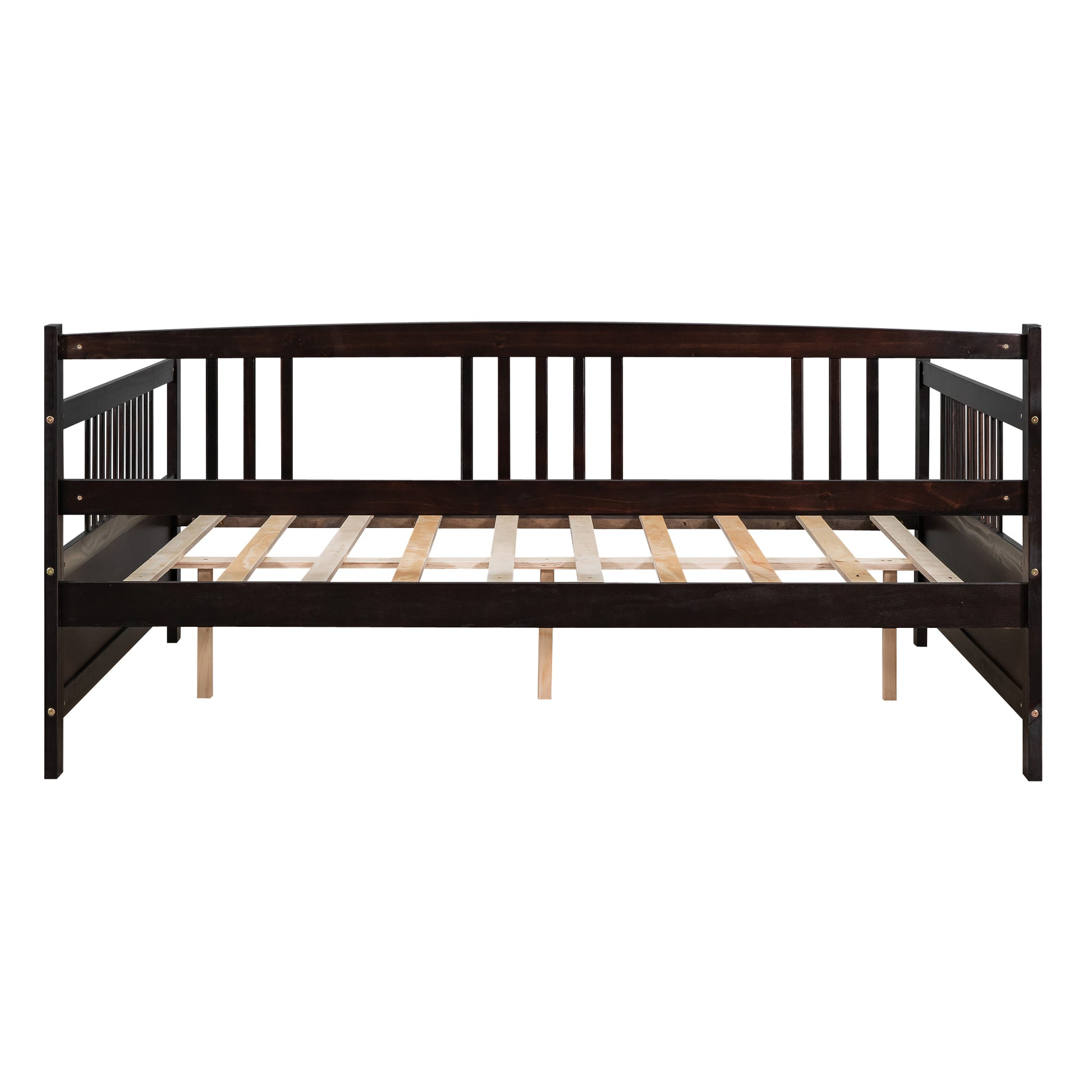 Full Size Daybed With Support Legs, Espresso Old Sku: Wf191900Aap Espresso Solid Wood