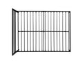 Queen Size Metal Bed Frame With Headboard Black Black Metal