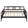 Full Size Daybed With Support Legs, Espresso Old Sku: Wf191900Aap Espresso Solid Wood