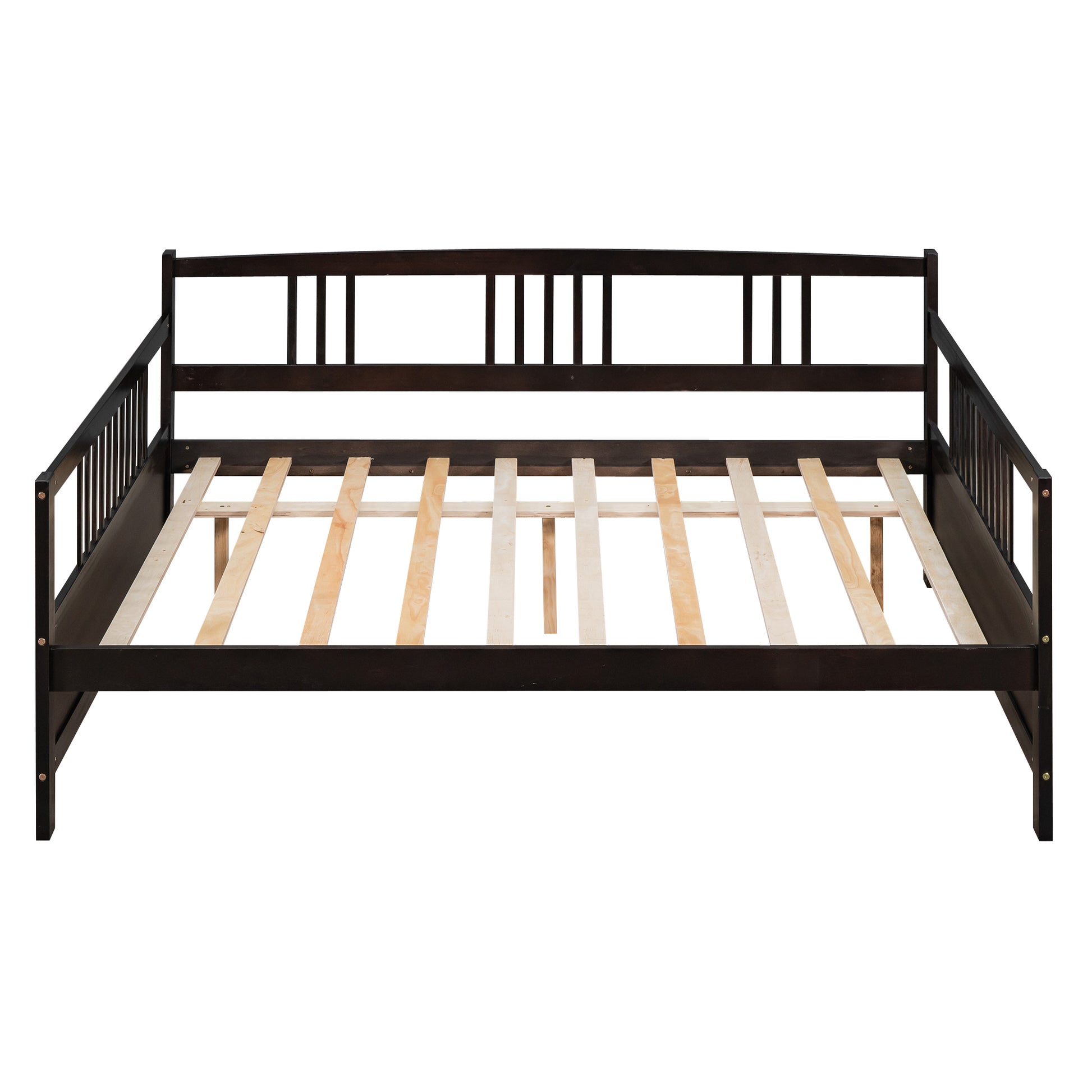 Full Size Daybed With Support Legs, Espresso Old Sku: Wf191900Aap Espresso Solid Wood