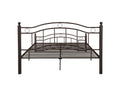 King Size Metal Bed Frame With Headboard And Footboard Bronze Bronze Metal