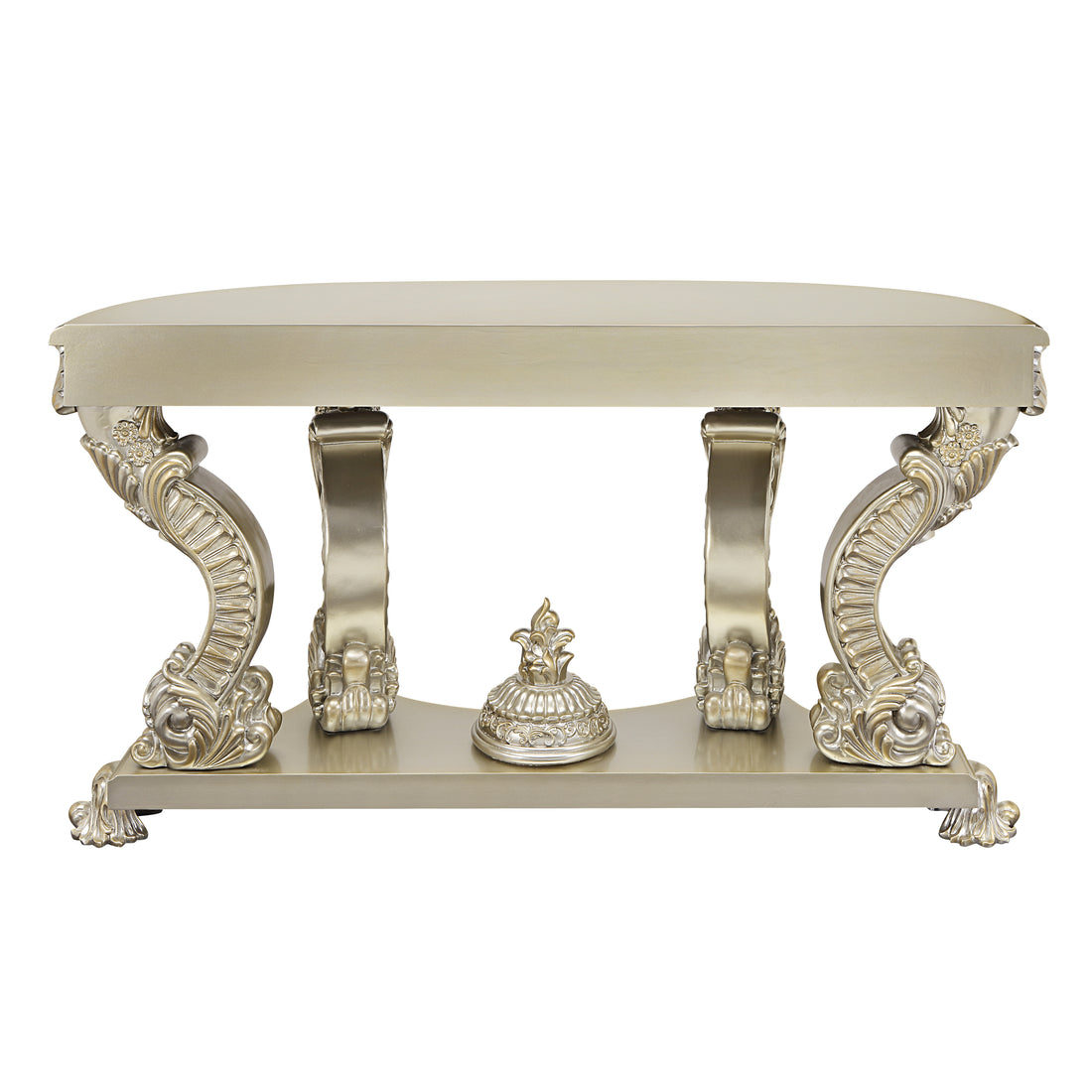 Sorina Sofa Table Antique Gold Finish Lv01216 Gold Mdf