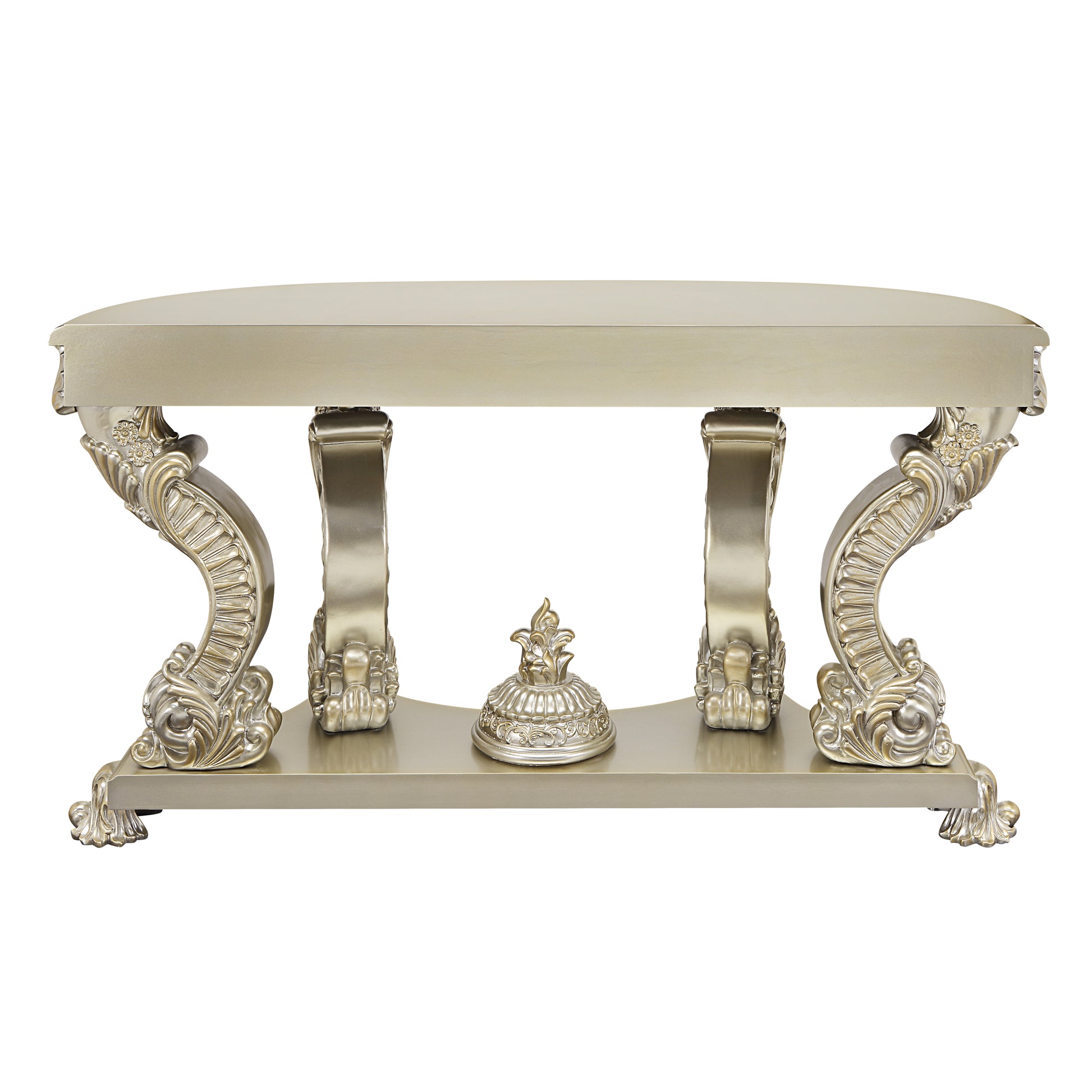 Sorina Sofa Table Antique Gold Finish Lv01216 Gold Mdf