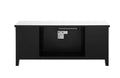 Noralie Tv Stand W Fireplace Mirrored & Faux Diamonds Lv00312 Silver Mdf