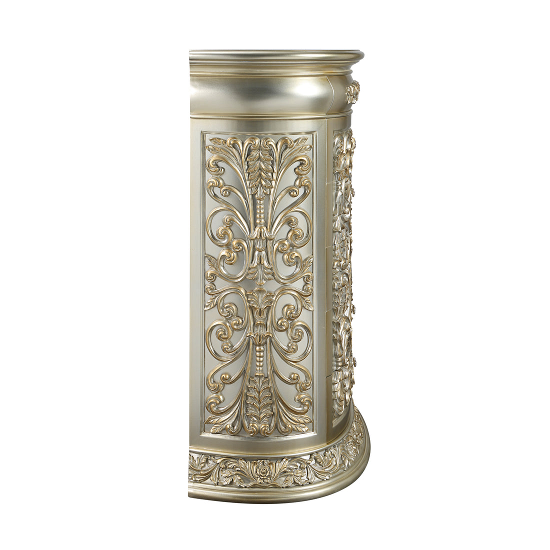 Sorina Chest Antique Gold Finish Bd01245 Gold Mdf