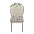 Bently Side Chair Set 2 Fabric & Champagne Finish Dn01369 Champagne Fabric