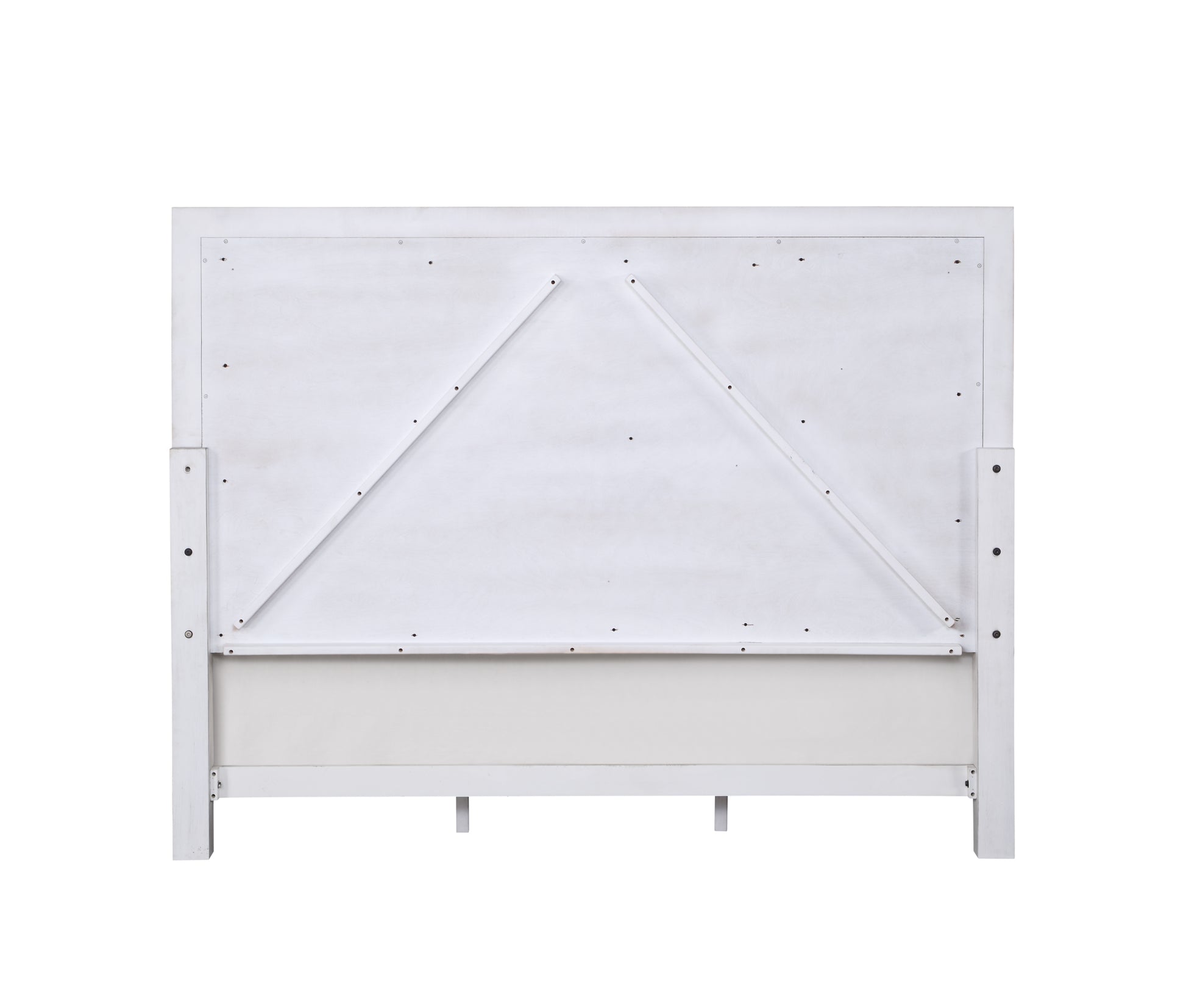 Katia Queen Bed Light Gray Linen, Rustic Gray & Weathered White Finish Bd00660Q Light Gray Linen