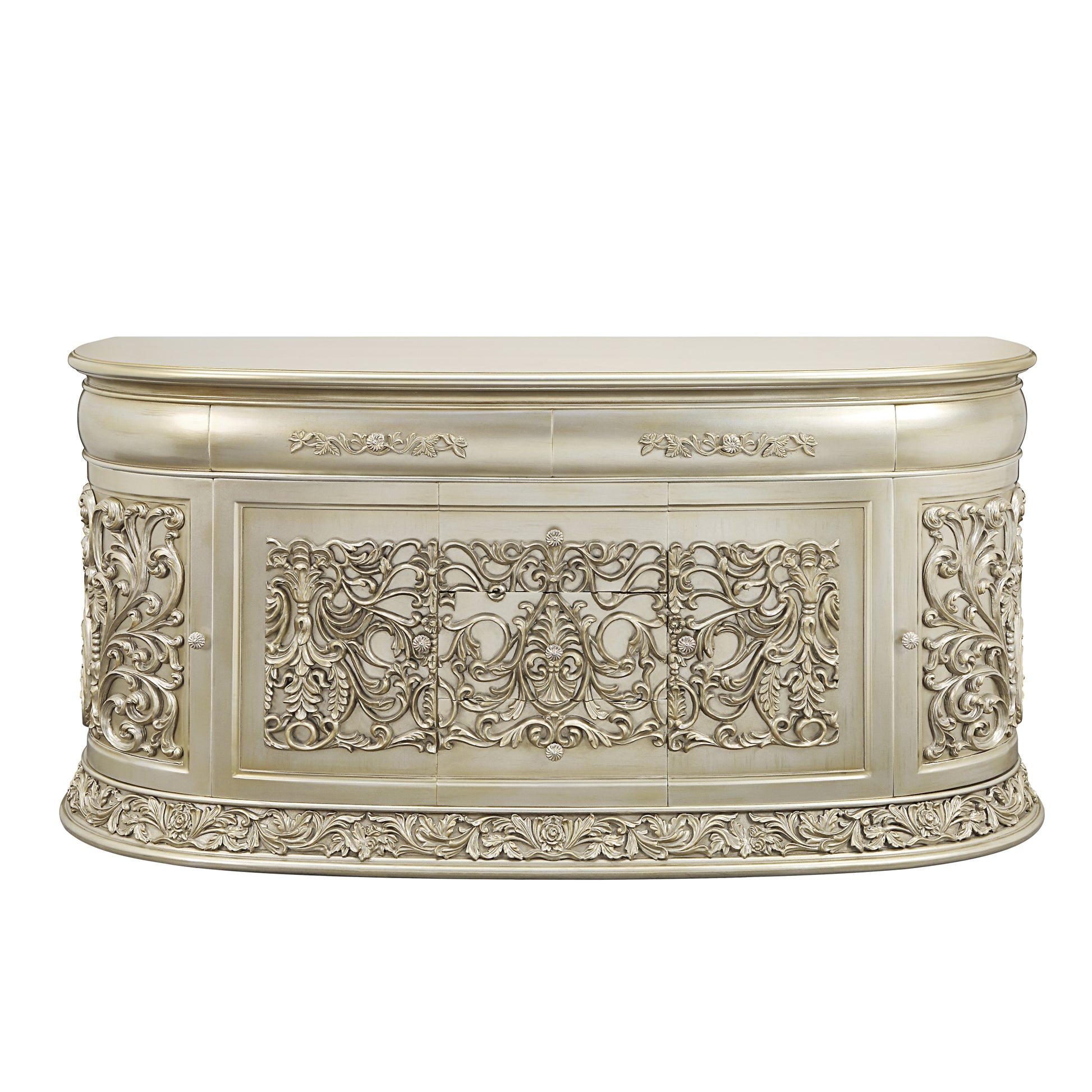 Sorina Dresser Antique Gold Finish Bd01244 Gold Mdf