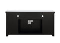 Noralie Tv Stand W Fireplace Mirrored & Faux Diamonds Lv00318 Silver Mdf