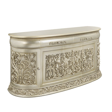 Sorina Dresser Antique Gold Finish Bd01244 Gold Mdf