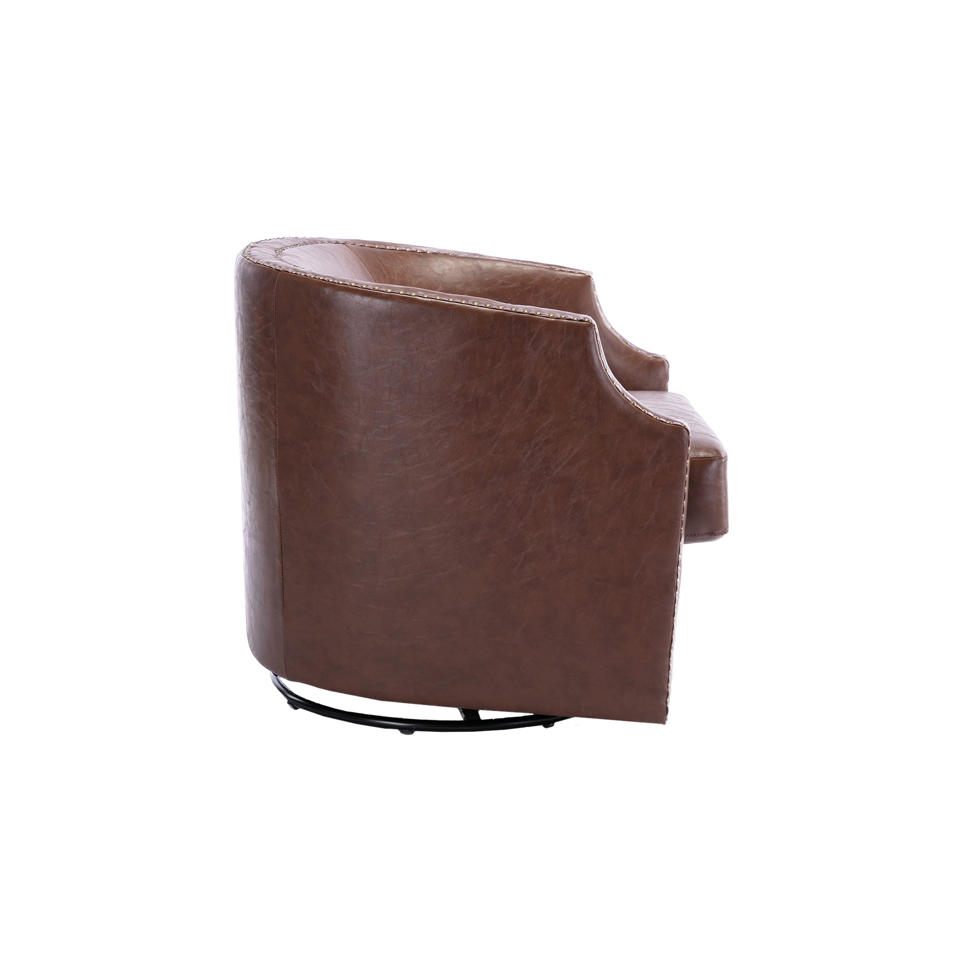 Coolmore Swivel Chair Living Room Chair Coffee Metal
