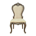 Latisha Side Chair Set 2 Antique Oak Finish Dn01358 Oak Solid Wood Mdf