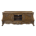 Latisha Tv Stand Antique Oak Finish Lv01413 Oak Solid Wood Mdf