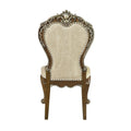 Latisha Side Chair Set 2 Antique Oak Finish Dn01358 Oak Solid Wood Mdf