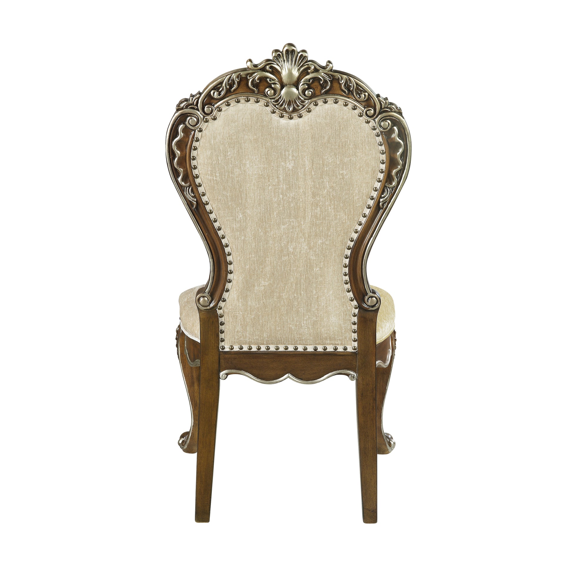 Latisha Side Chair Set 2 Antique Oak Finish Dn01358 Oak Solid Wood Mdf