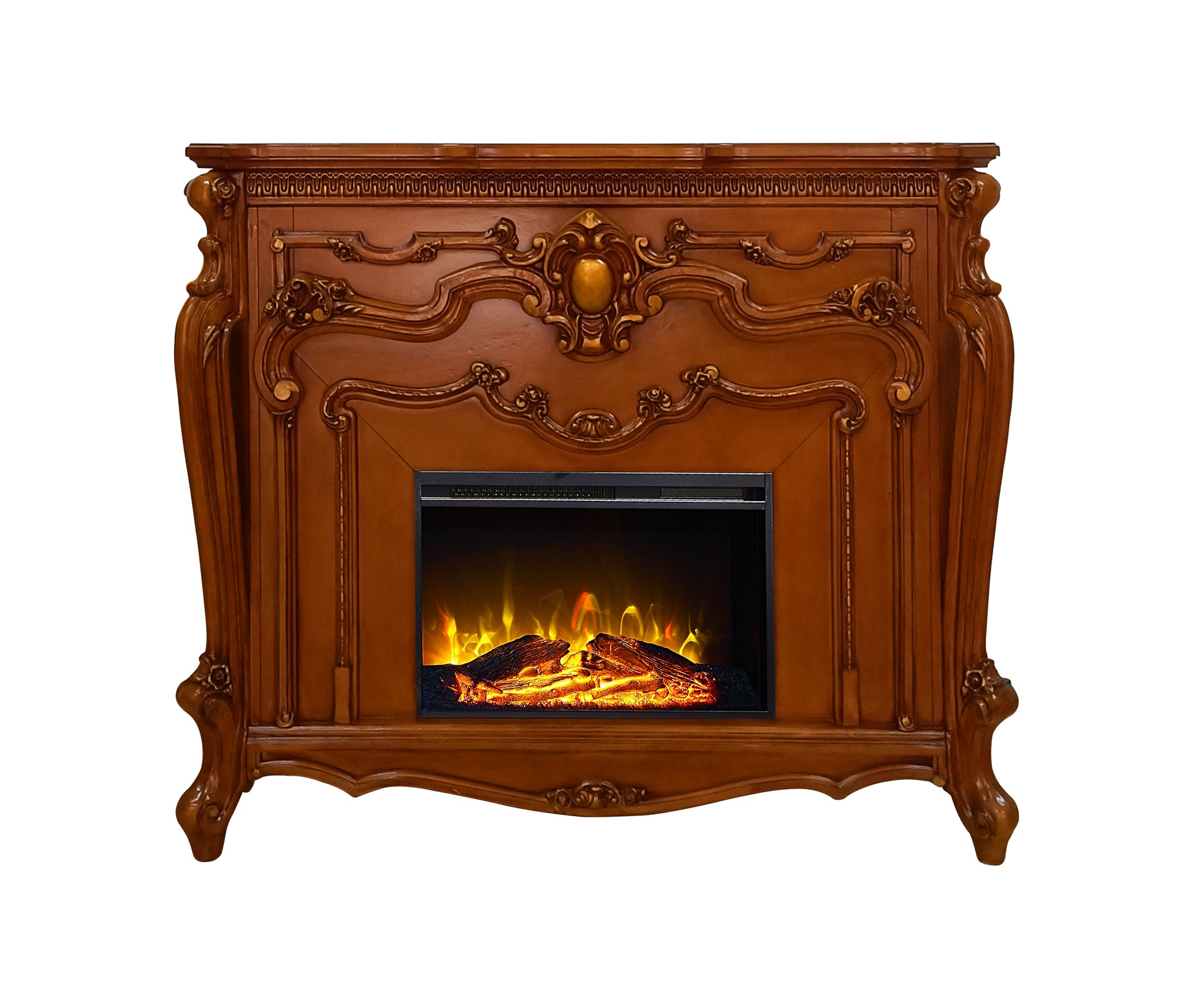 Picardy Fireplace Honey Oak Finish Ac01344 Oak Solid Wood Mdf