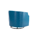 Coolmore Swivel Chair Living Room Chair Light Blue Primary Living Space Foam Pu Leather