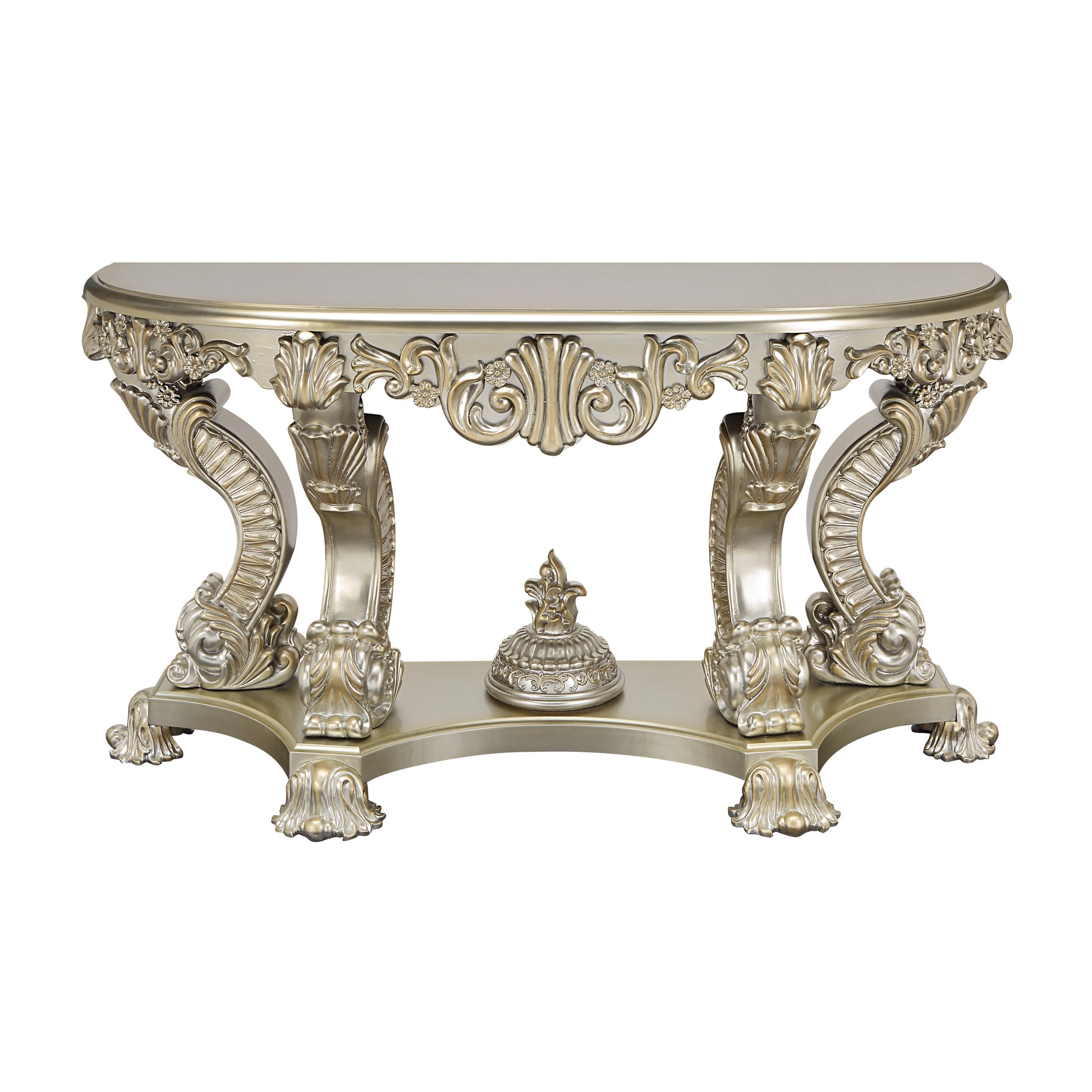 Sorina Sofa Table Antique Gold Finish Lv01216 Gold Mdf