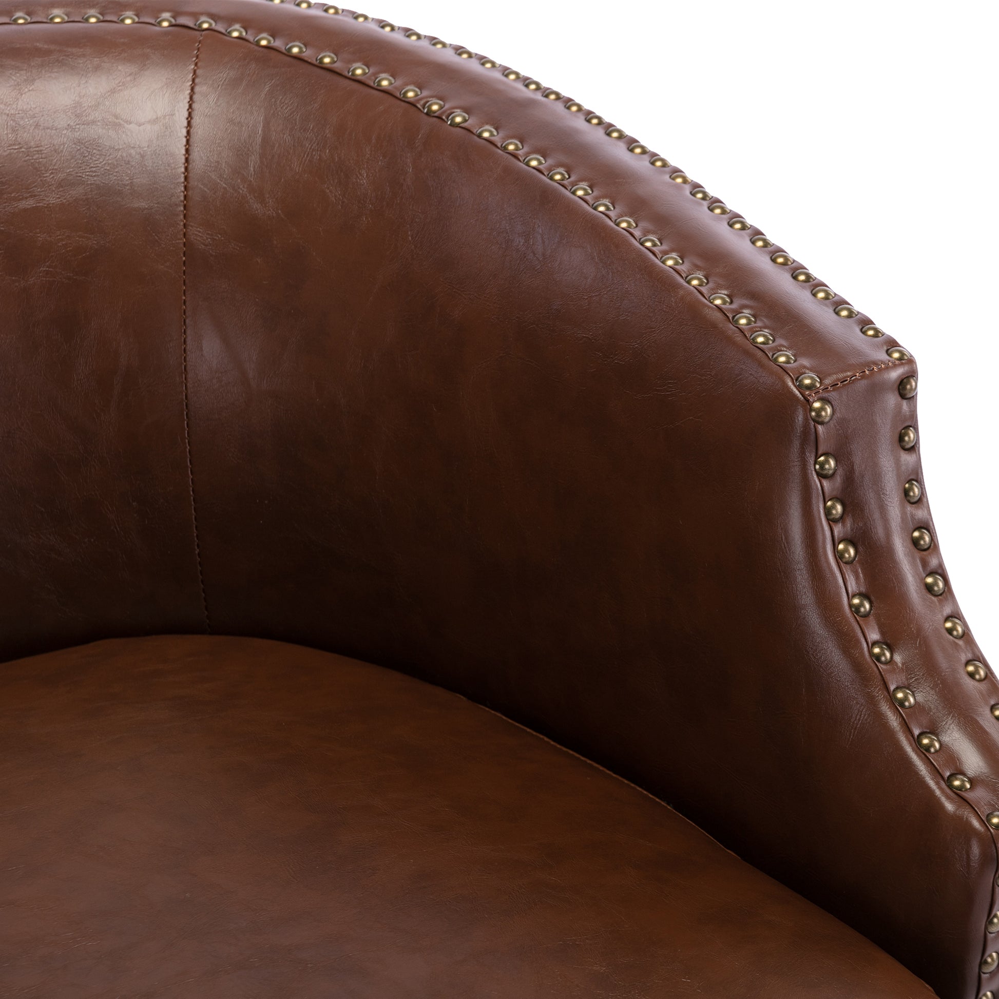 Coolmore Swivel Chair Living Room Chair Coffee Metal
