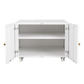 Office Furniture Copier Cabinet White 2 Door Steel Copier Stand Mobile Pedestal File Printer Stand Filing Cabinets 1 2 Shelves White Office Mobile Modern Steel Steel