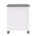 3 Pieces Bedroom Sets Twin Size House Bed With Storage Headboard, Wooden Nightstand And Storage Dresser,Gray Gray Wood